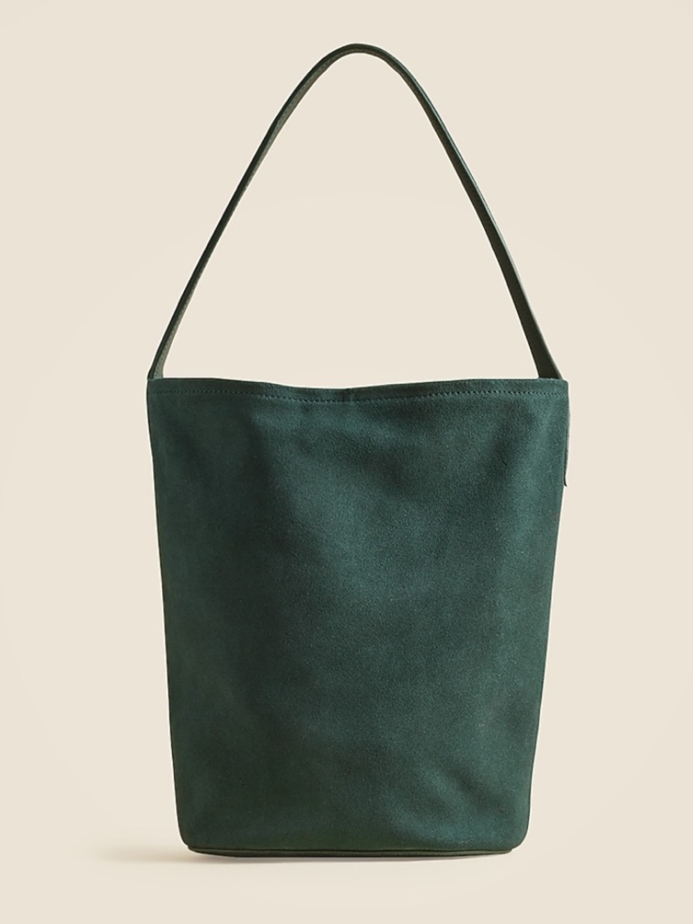 J. Crew Berkeley Bucket Bag in Midnight Foliage Suede